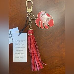 🆕🔥BRAHMIN🔥Palm Leaf Tassel in Heat Newbury - NWT